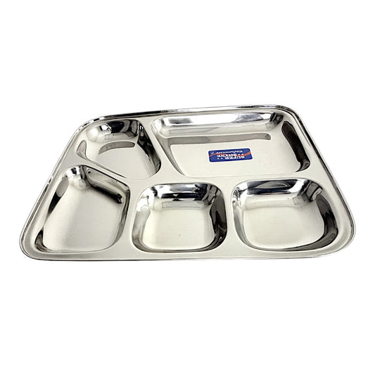 Lunch Tray L:14"  W: 12" 5 sectional  (MOQ=ea)