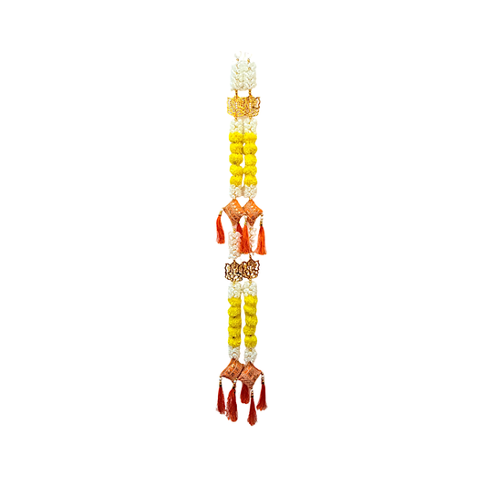 Door threshold hanging pair of 3ft hangings with religious design assorted colors(Thoran) (MOQ=ea)