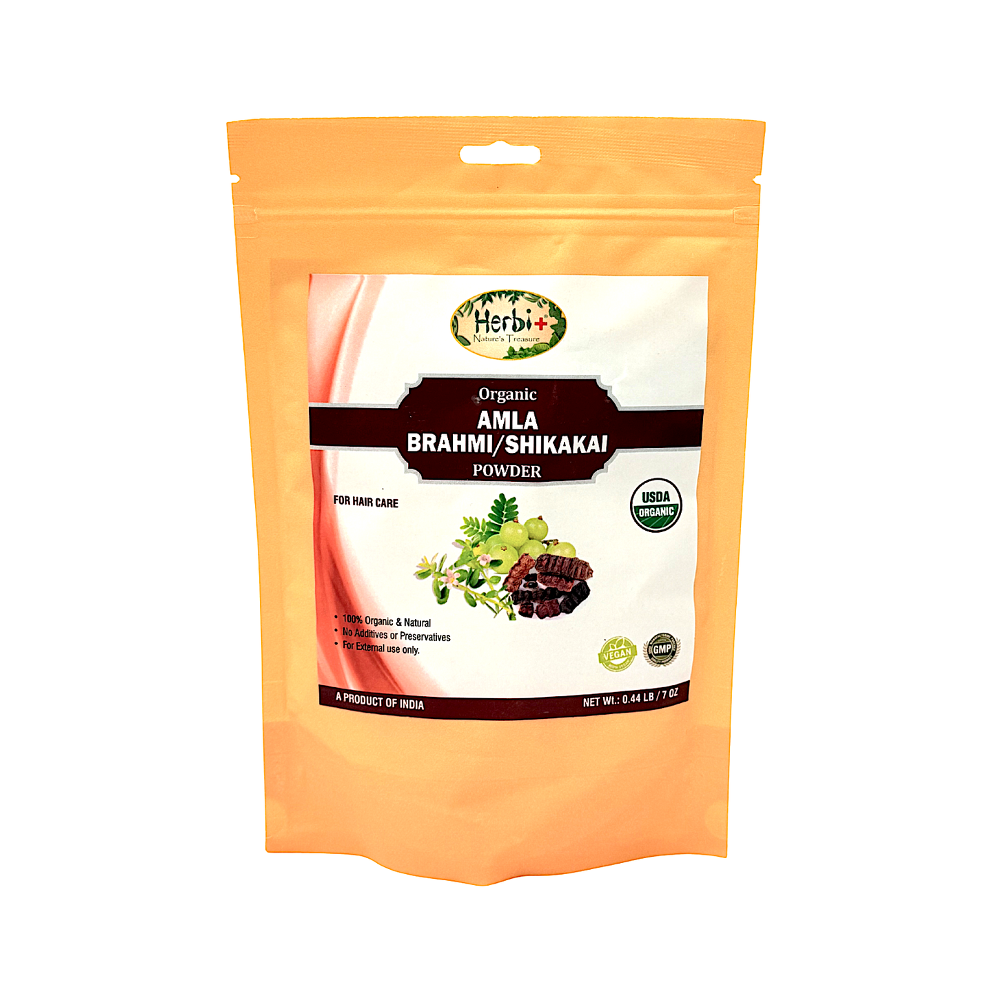 Organic Amla Brahmi/Shikakai powder 200g (MOQ=dz)