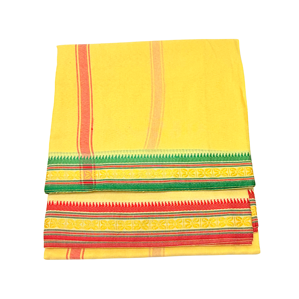 Dhotis 4.5(available  yellow orange white and cream silky cotton