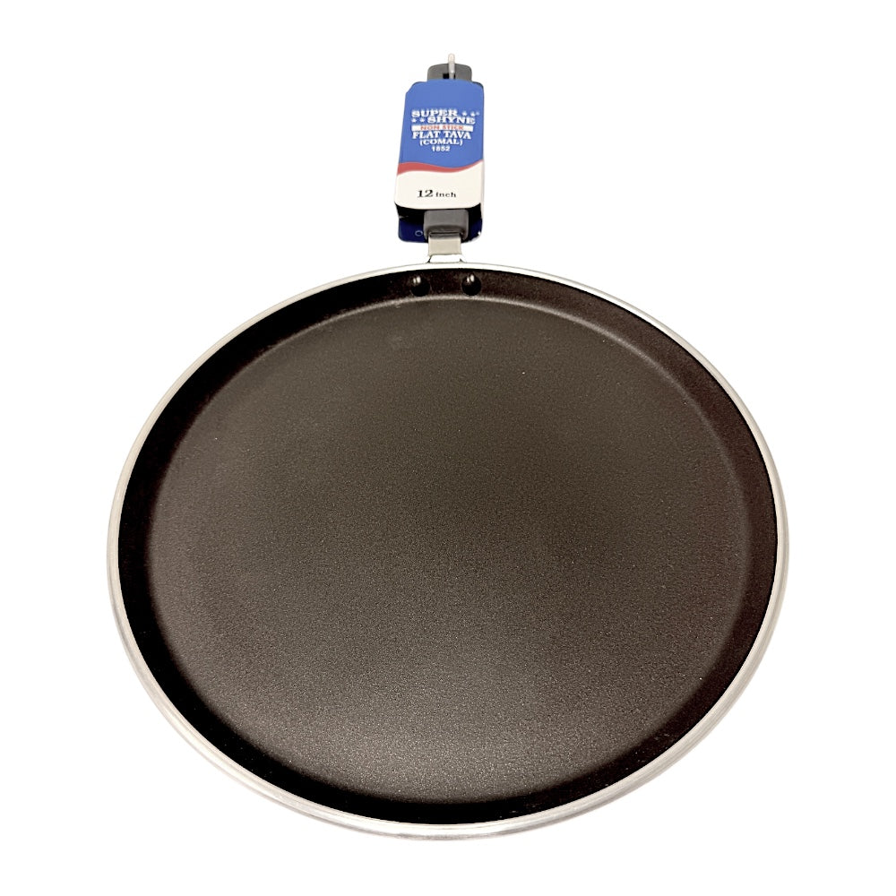 Flat Tawa Non-Stick Tawa griddle (Comal)11"  (MOQ=ea)