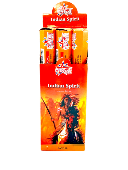 Miracle 365 Indian Spirit  (6 tubes of 20 incense sticks each) (MOQ=10pc)