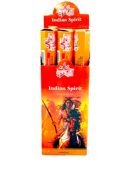 Miracle 365 Indian Spirit  (6 tubes of 20 incense sticks each) (MOQ=10pc)