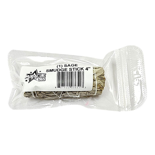 1white sage smudge stick  4"  8075223651 (MOQ=ea)