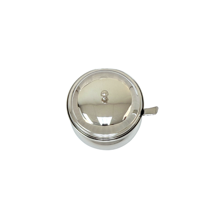 Ghee Pot super shyne with steel top and spoon (MOQ=ea)
