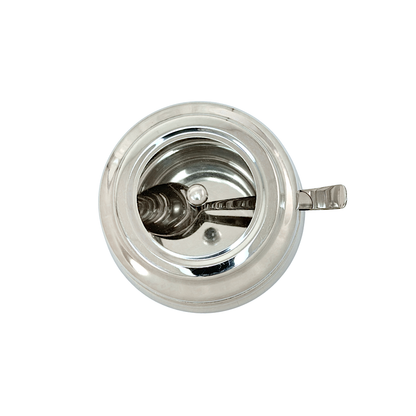 Ghee pot  with spoon  see thru lid (MOQ=ea)