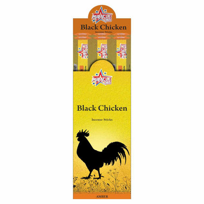 Black Chicken Incense (6 tubes with 20 sticks each)