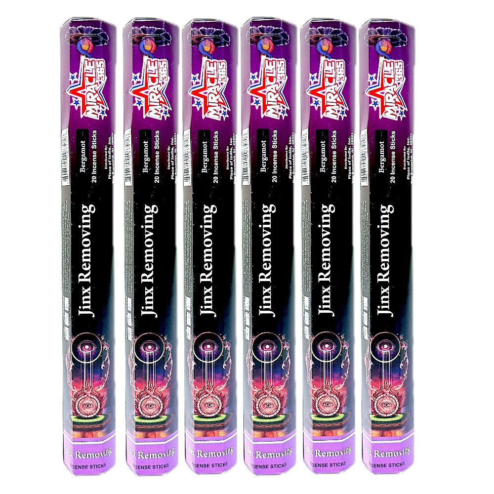Jinx removing Incense (6 tubes of 20 sticks each) fragrance Bergamot (MOQ=10pc)