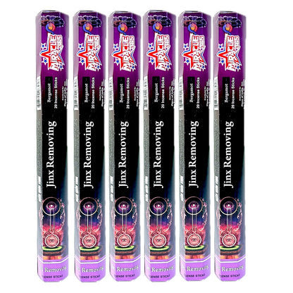 Jinx removing Incense (6 tubes of 20 sticks each) fragrance Bergamot (MOQ=10pc)