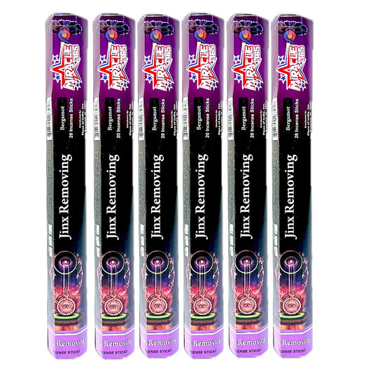 Jinx removing Incense (6 tubes of 20 sticks each) fragrance Bergamot (MOQ=10pc)
