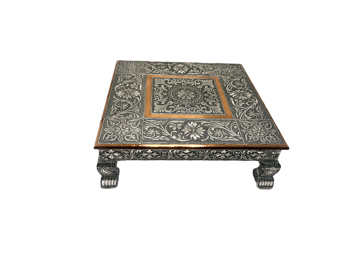 Bajat (table with short legs) Oxidized24" square 80752242424 (MOQ=ea)