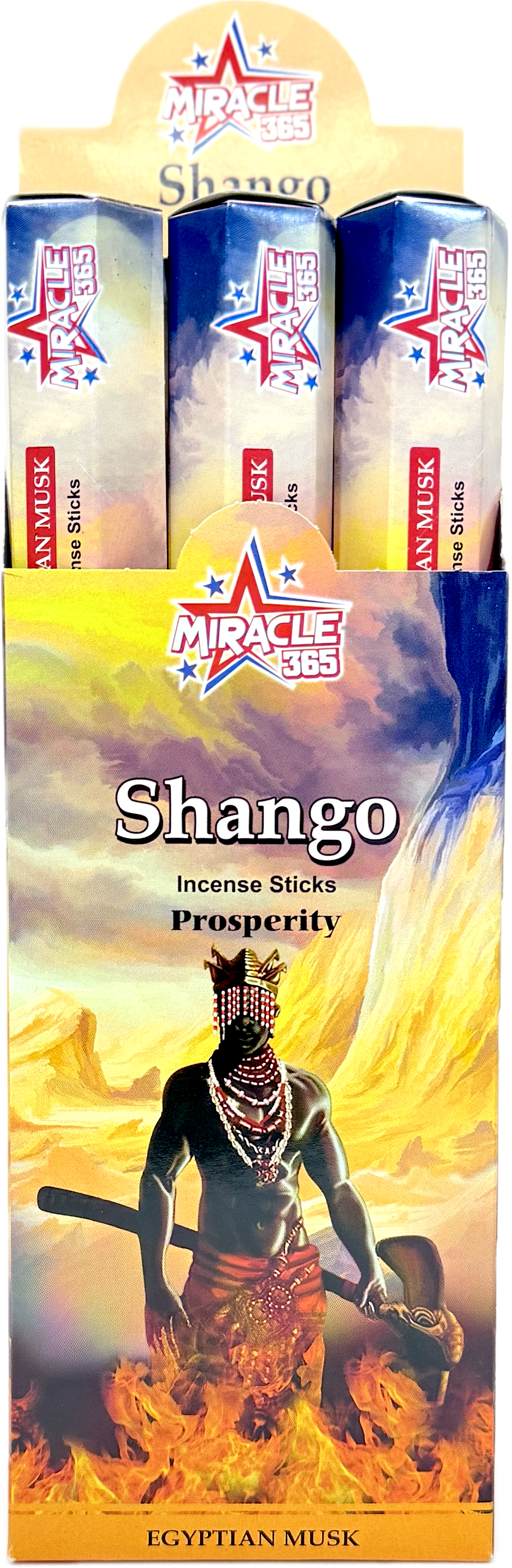 Miracle 365 Shago   (6 tubes of 20 incense sticks each) Egyptian Musk (MOQ=10pc)