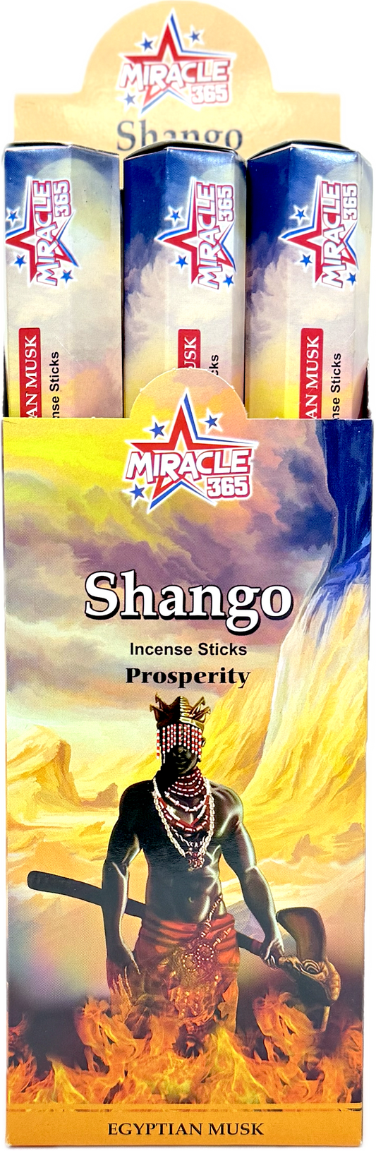 Miracle 365 Shago   (6 tubes of 20 incense sticks each) Egyptian Musk (MOQ=10pc)