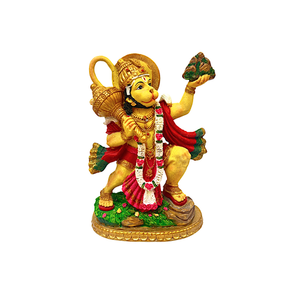 Hanuman ji 9"with mountain (MOQ=ea)