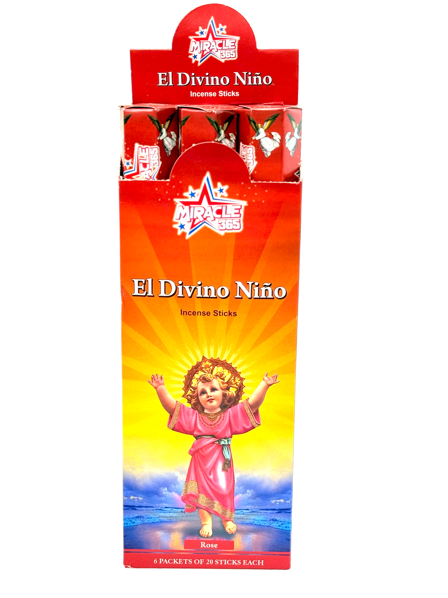 Flute Brand El diviono nino (20 incense sticks *6)*10 (MOQ=10pc)