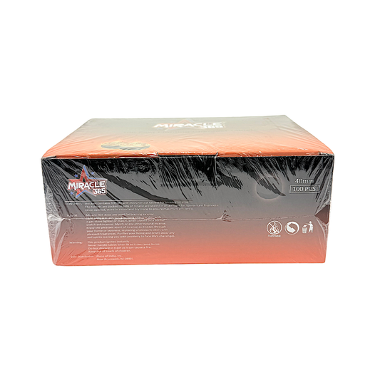 Miracle 365 fast lighing Charcoal discs 40mm (MOQ=ea)