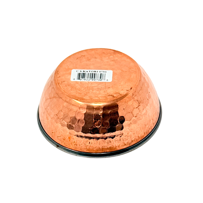 Copper/ steel  bowl 4.75" (MOQ=ea)