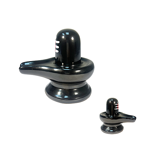 Shivling Ceramic 4.5 inch  (MOQ=ea)