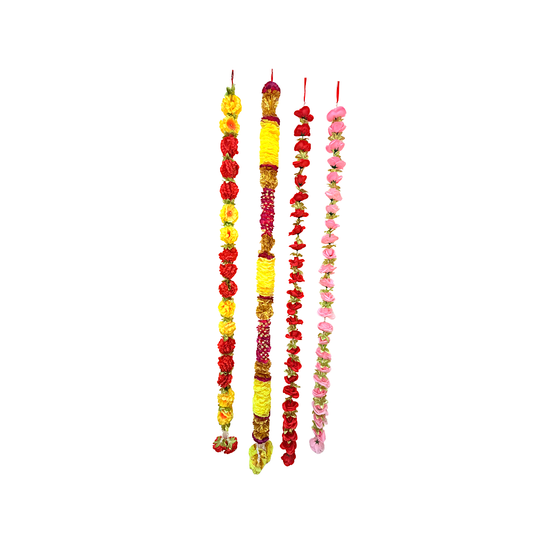 Long floral strand assorted color and design(MOQ=dz)