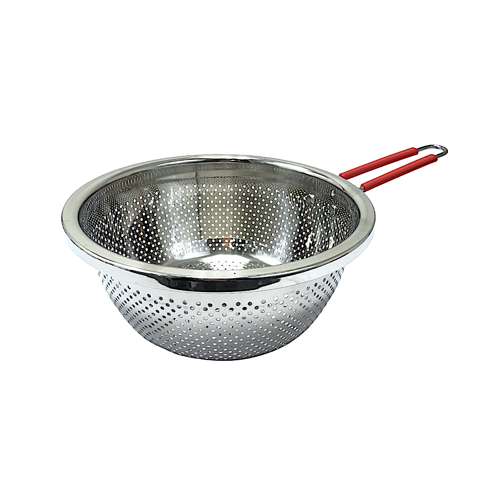 Colander Stainless steel with color handle