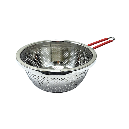 Colander Stainless steel with color handle