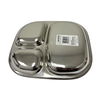 Lunch Tray Junior L10.75" W 9.5" 3 sectional  (MOQ=ea)