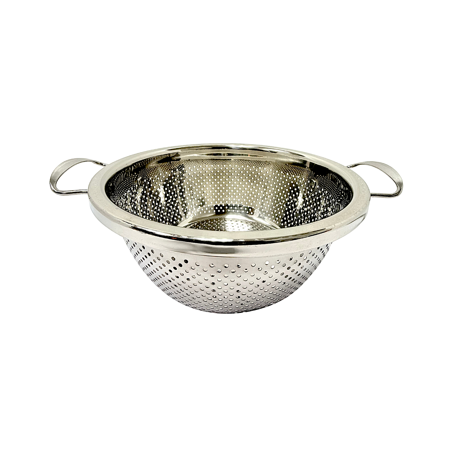 Colander steel, flat bottom (MOQ=10pc)