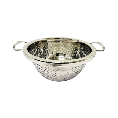 Colander steel, flat bottom (MOQ=10pc)