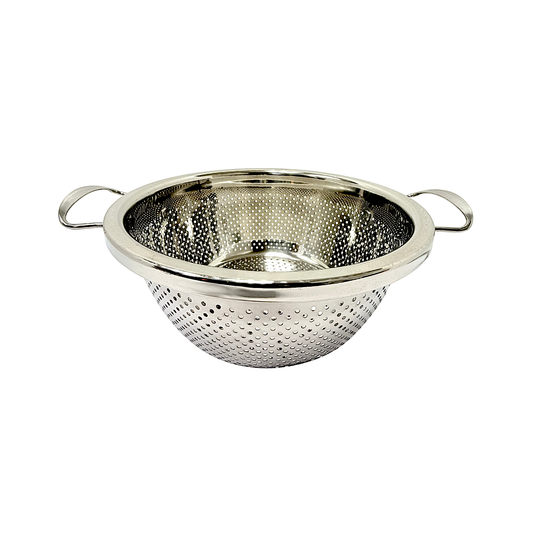 Colander steel, flat bottom (MOQ=10pc)