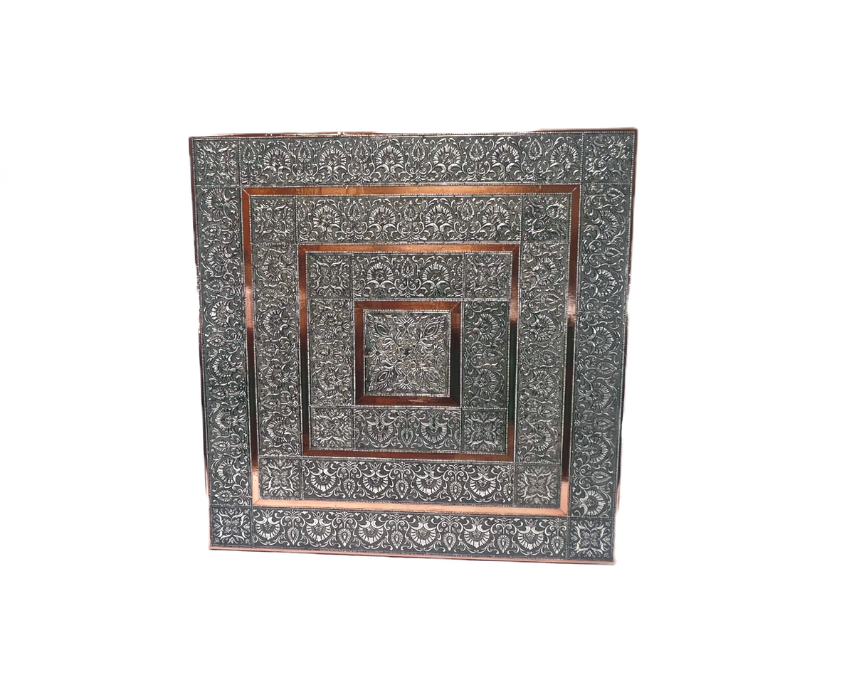 Bajat (Table with short legs)oxidized 36 inch square (MOQ=ea)