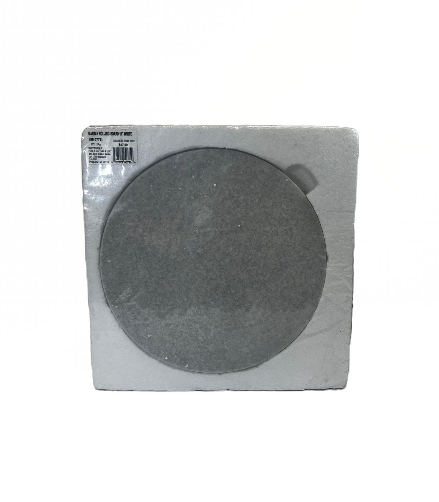 Marble rolling board 11" (for making Chapatis or tortillas) (MOQ=ea)