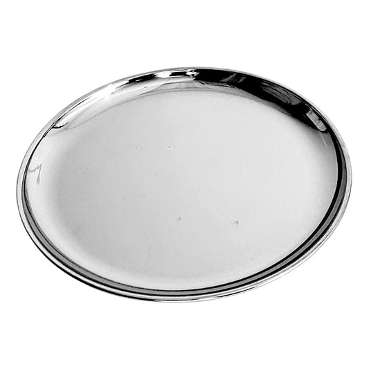 Stainless steel Dinner plate 10"  (MOQ=ea)