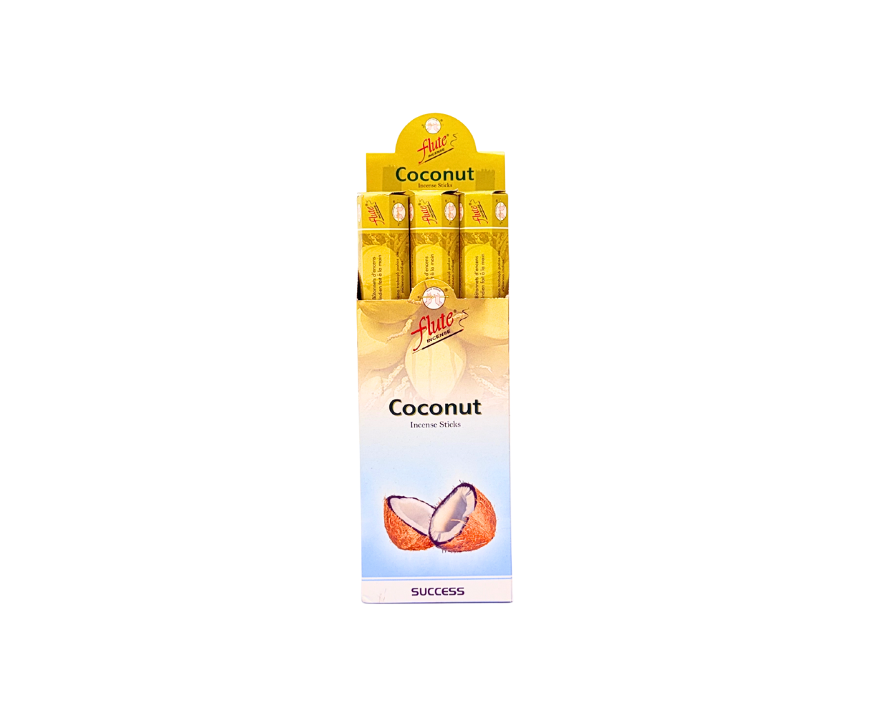 Coconut incense sticks ( 6 sticks of 20 sticks each) (MOQ=10pc)