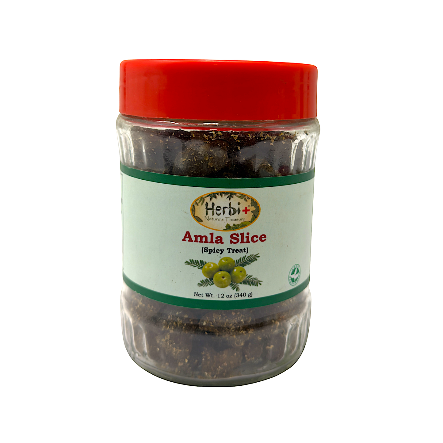 Herbi+ Amla Spicy slice (Glass jar) 12oz (MOQ=CS18)