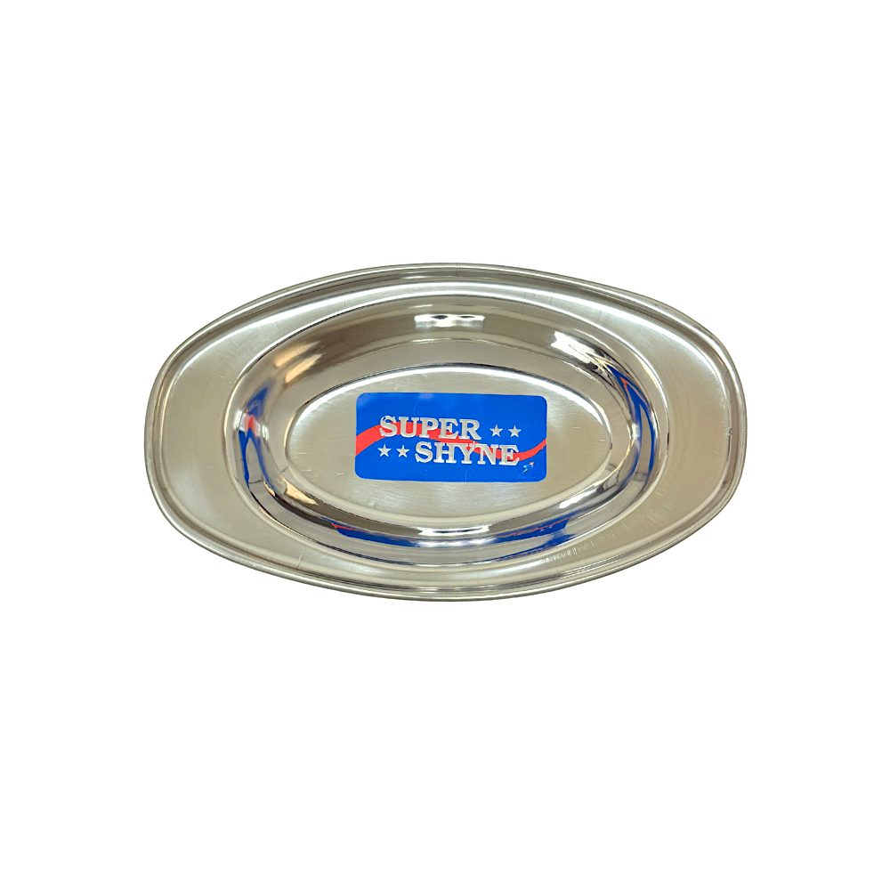 Oval serving dish L:7.5" W:4.25"  (MOQ=ea)