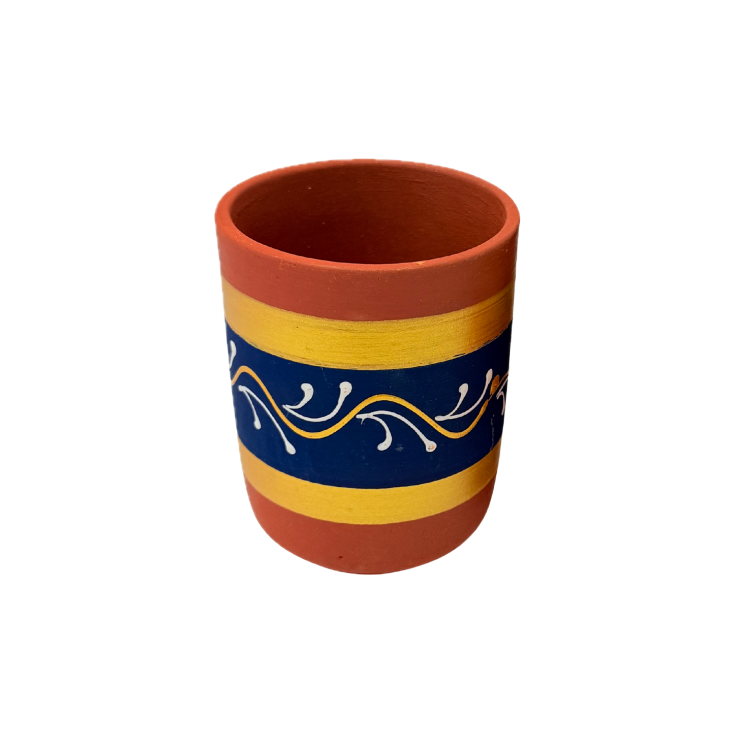 Clay glass painted  3515 (Price per glass) (MOQ=ea)