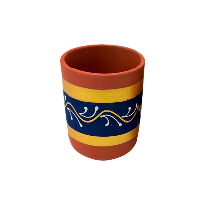 Clay glass painted  3515 (Price per glass) (MOQ=ea)