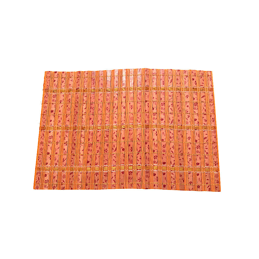Bamboo mat set of 6 mixed colors, UD13-01 (MOQ=ea)