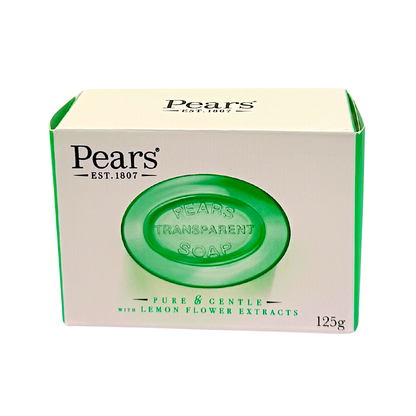 Pears soap Green 125g with lemon flowers extracts (MOQ=4dz)