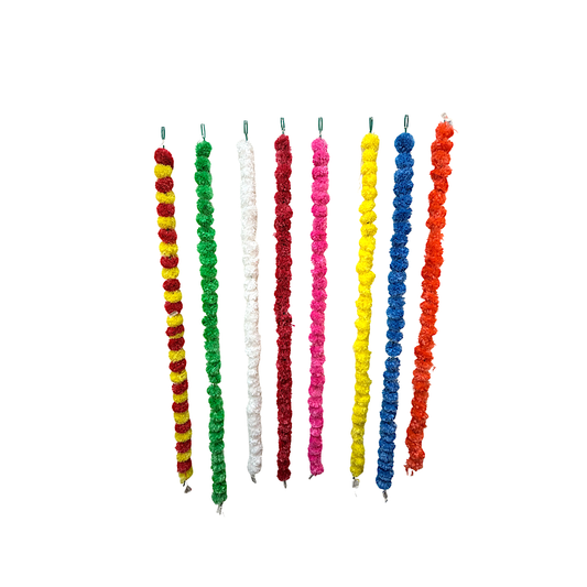 floral strand 6' single color flowers (MOQ=dz)