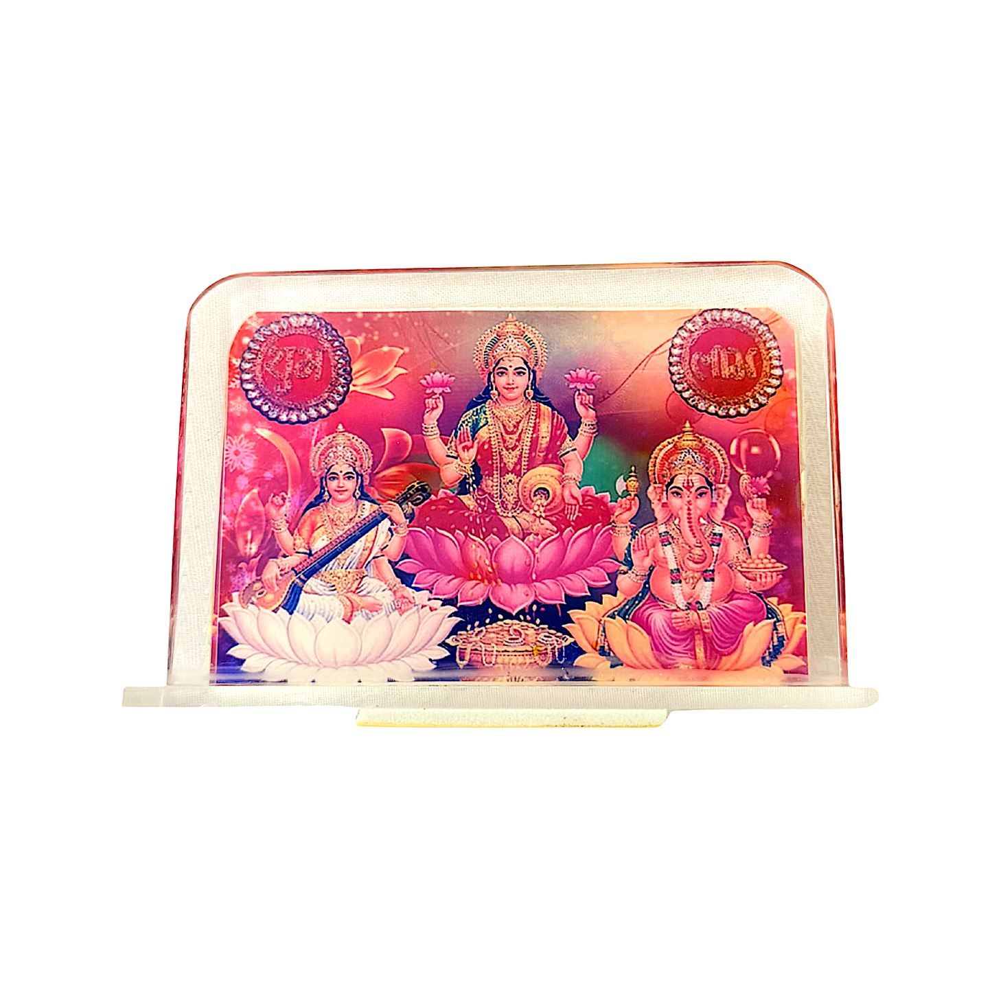 Acrylic Car sticker Dashboard 3.25" by 2.5" (MOQ=dz)