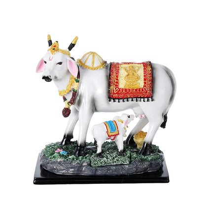 Cow with calf  8"  Glossy