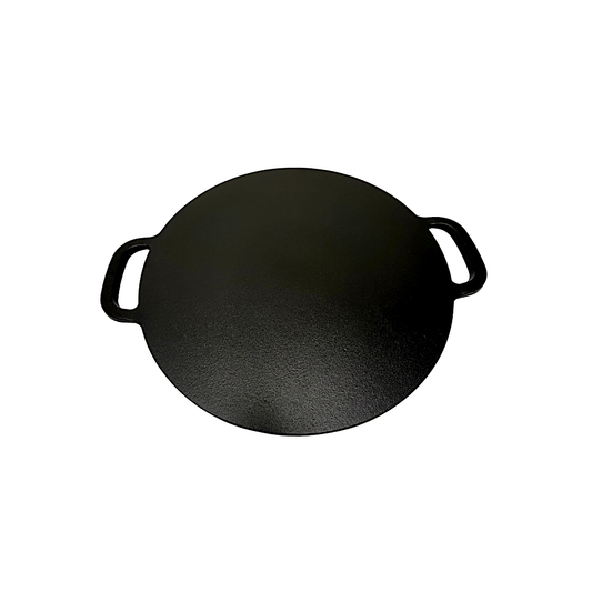 Cast Iron 13" double handle tawa   (MOQ=ea)