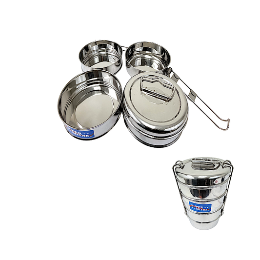 Modern Tiffin Four part (MOQ=ea)