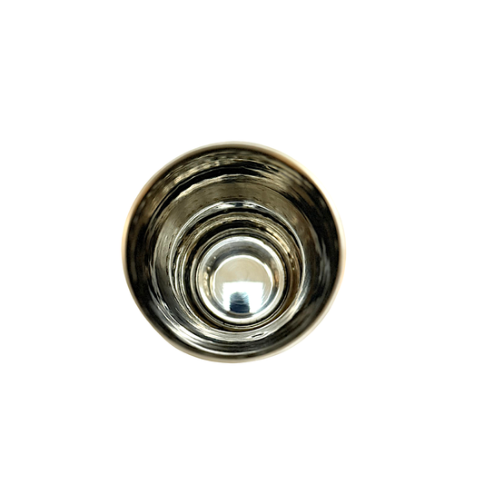 Hour glass shape copper and steel glass (MOQ=ea)