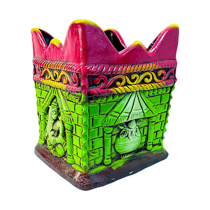 Clay Tulsi Pot 12" (MOQ=ea)