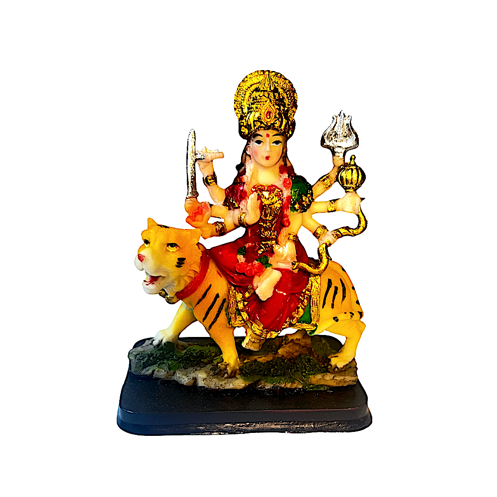 Goddess Durga statue 4.5" UPC 807522083364 (MOQ=ea)