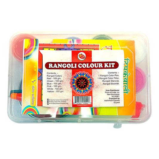 RAngoli color kit with stencil, filler and pen (MOQ=dz)