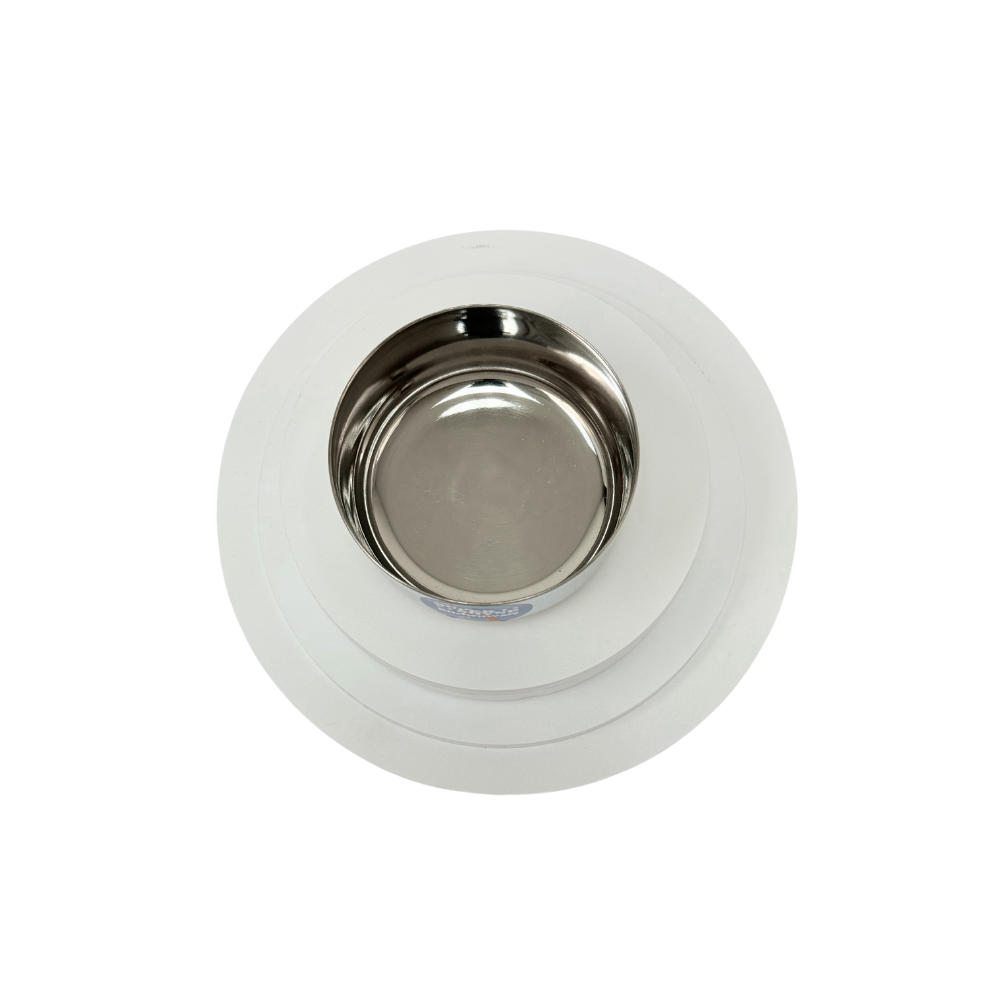 Bowl Steel med W 4" H 2"    (MOQ=dz)