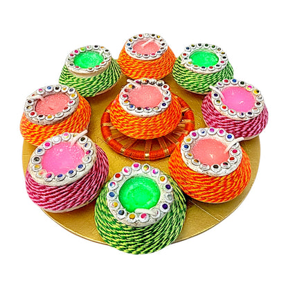 Clay Matki set of 9 with neon wax x24 sets